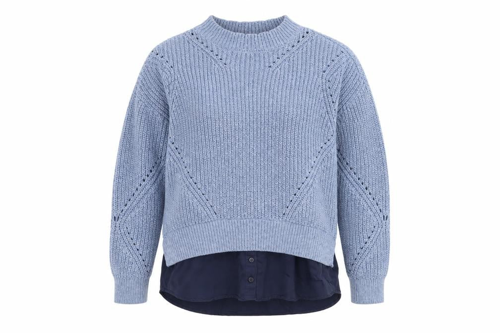 Next Women's Blue High Neck Jumper, Size 14