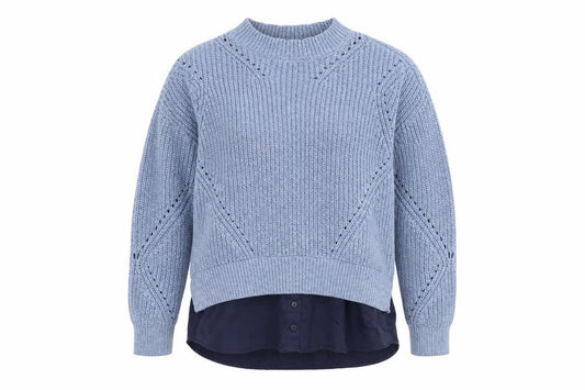Next Women's Blue High Neck Jumper, Size 14