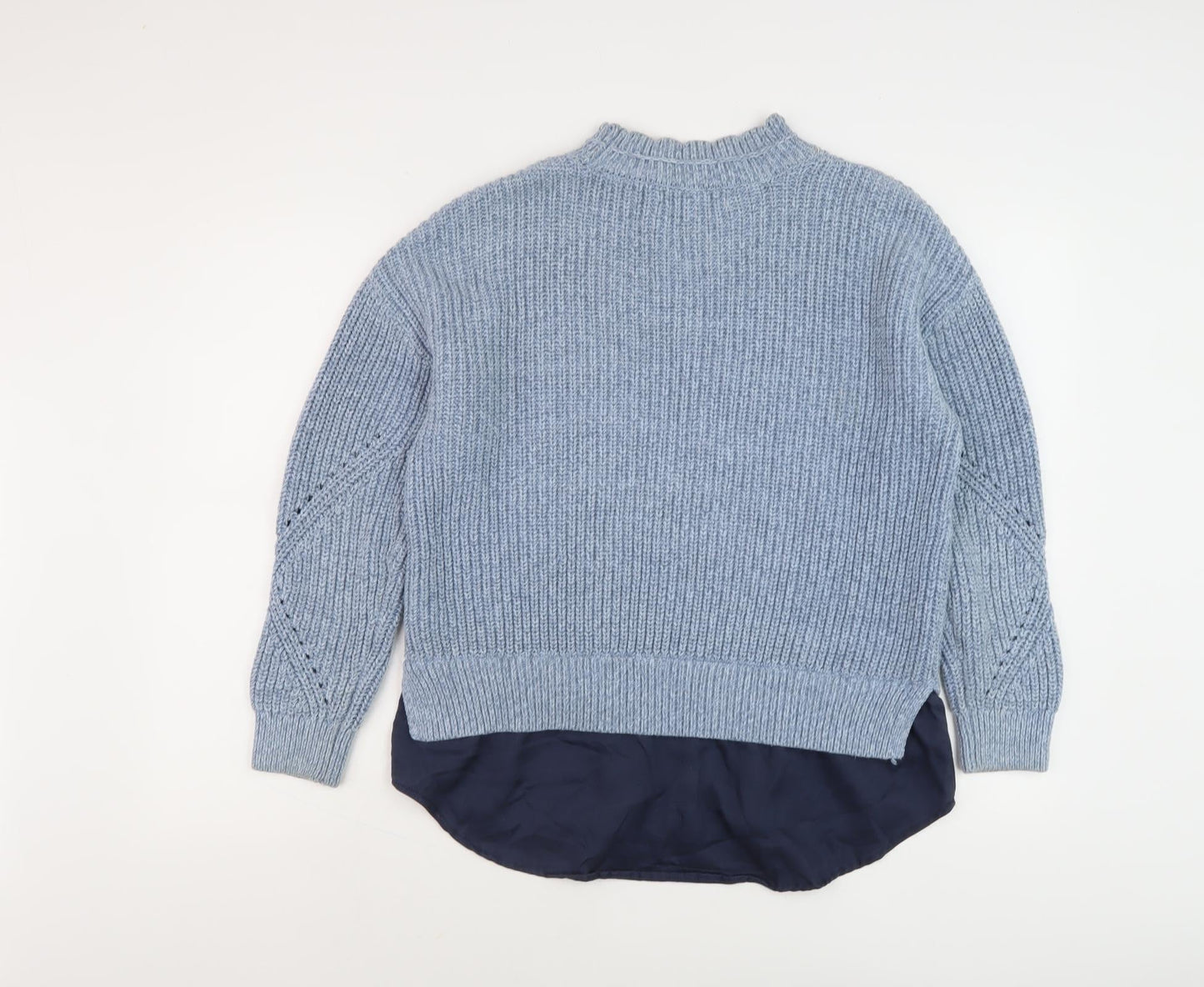 Next Women's Blue High Neck Jumper, Size 14