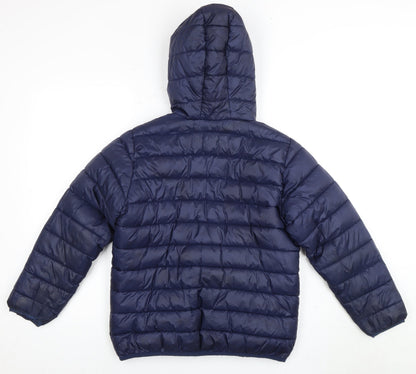 Back view of V by Very boys’ blue puffer jacket 11 years