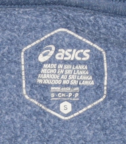 ASICS Men's Blue Full Zip Hoodie S