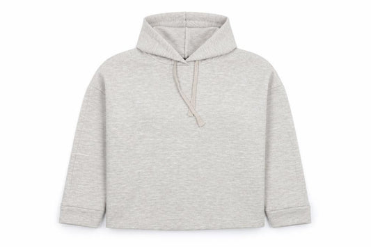 MNG Women's Beige Hooded Pullover Hoodie Size S