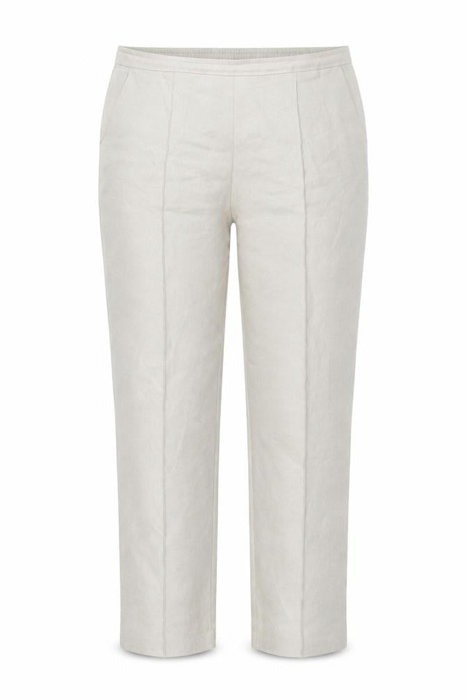 Isle Women Beige Straight Trousers Size 16