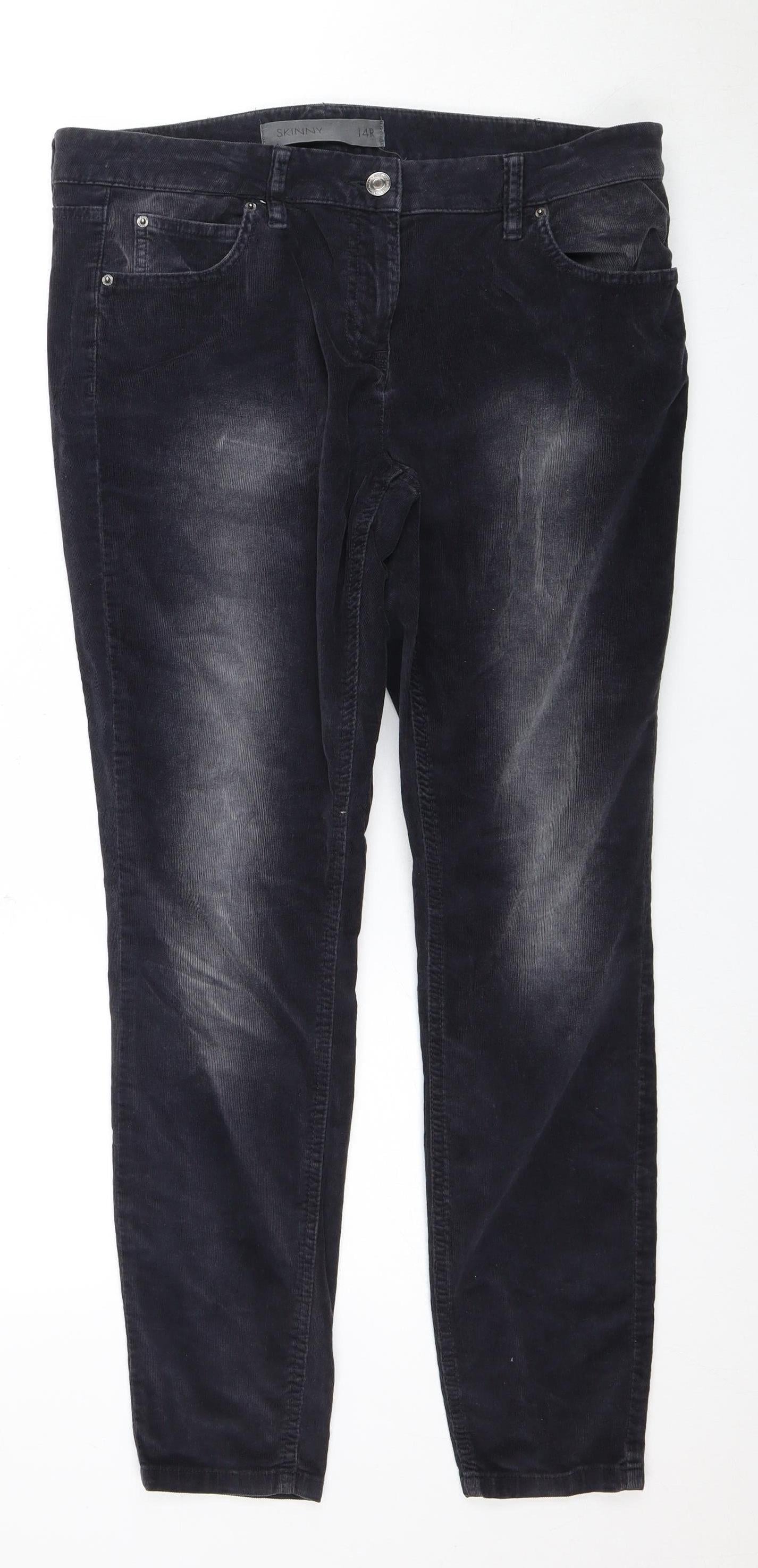 Next Women's Black Jegging Size 14 Cotton Blend