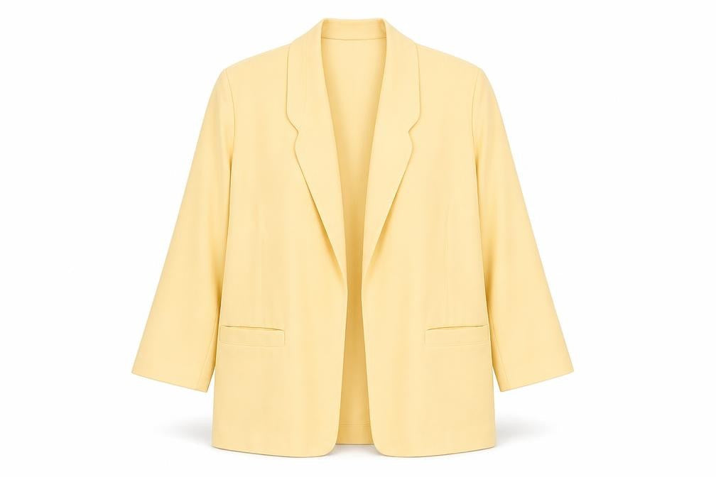 Jacques Vert Yellow Blazer Women Size 12