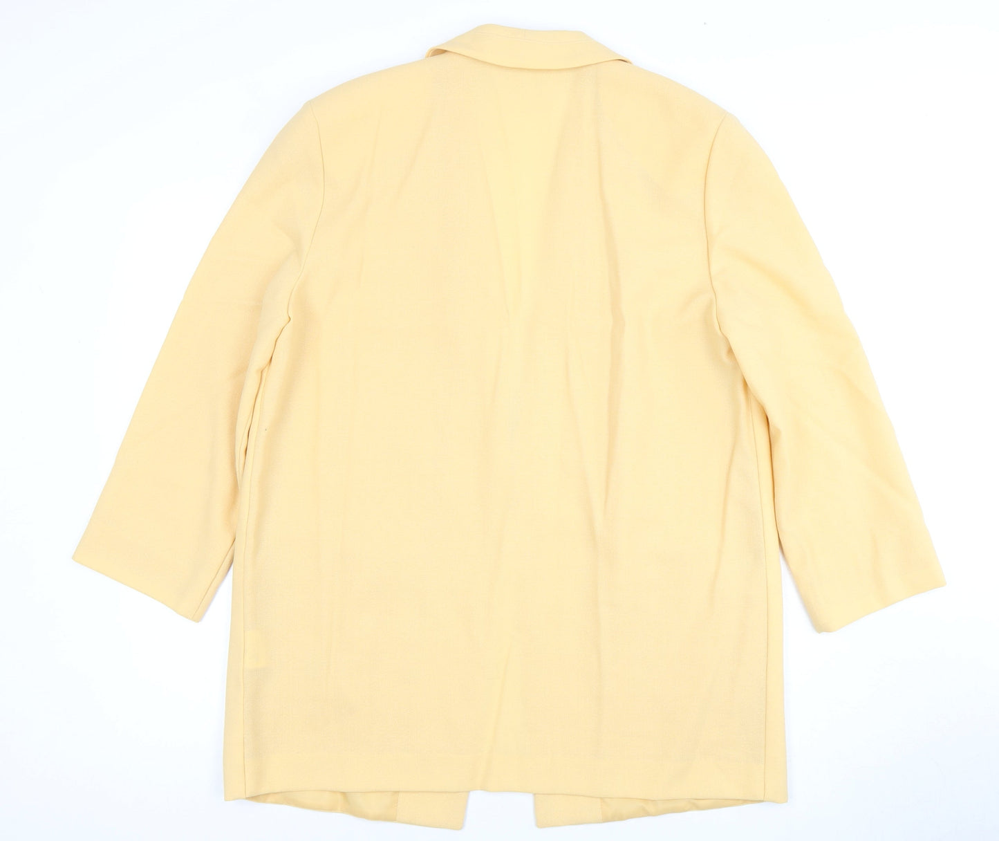 Jacques Vert Yellow Blazer Women Size 12