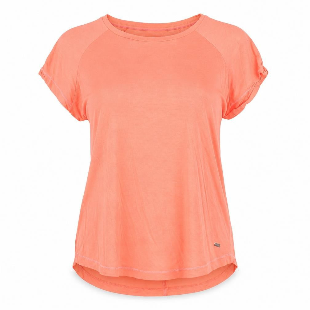 Tommy Hilfiger Women's Orange T-Shirt Size S