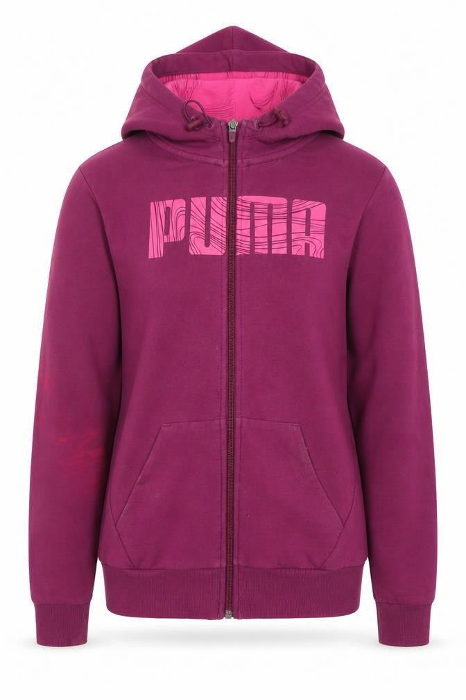 Puma Women's Purple Full Zip Hoodie Size 8