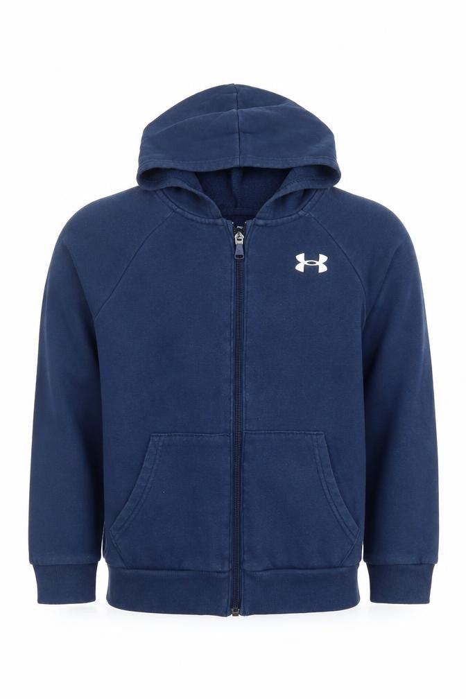 Under Armour Boys Blue Full Zip Hoodie XS