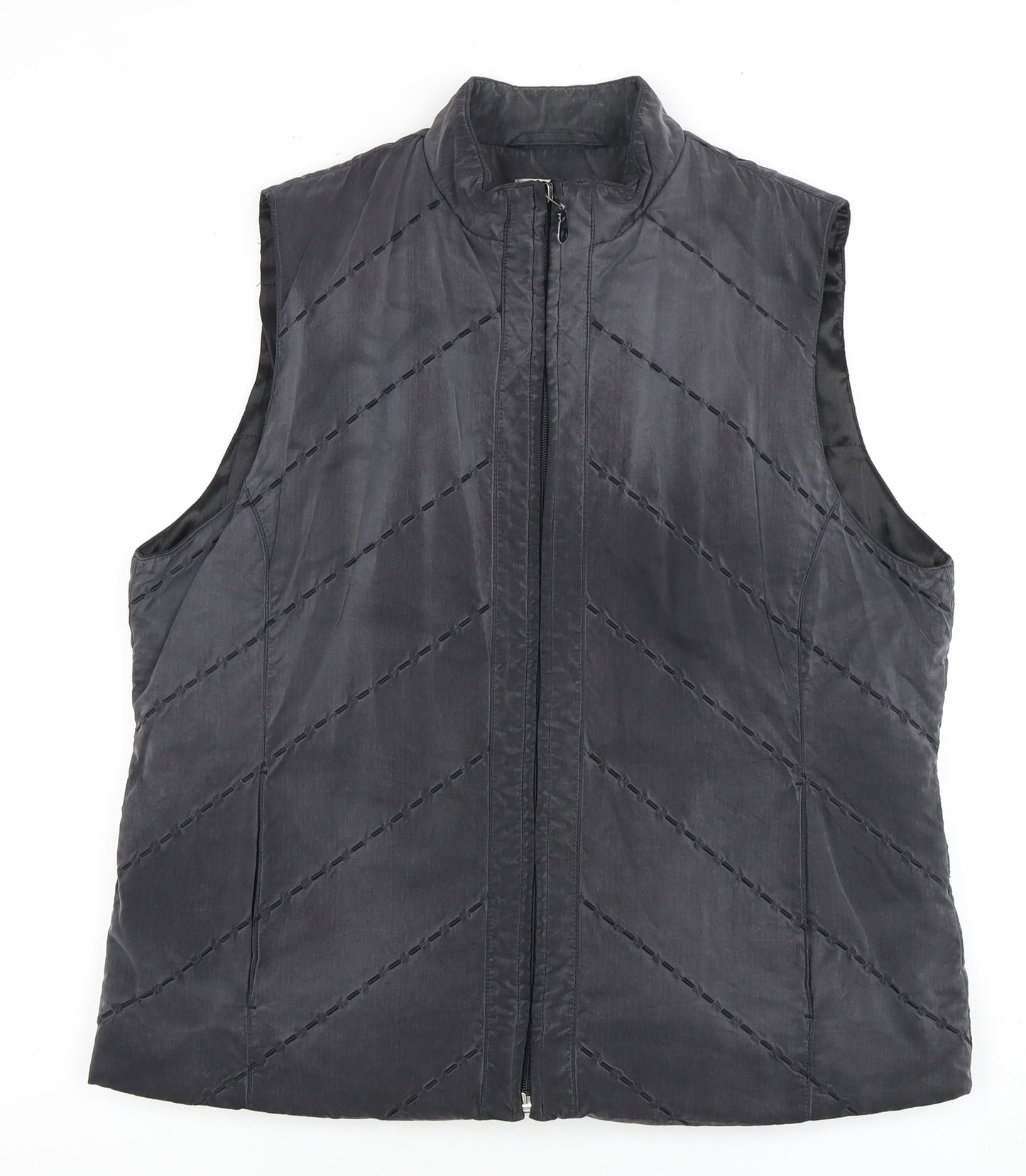 Windsmoor Women's Black Quilted Waistcoat Size 12