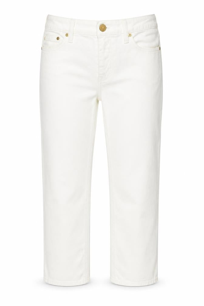 J.Crew Women's White Cropped Jeans UK 4