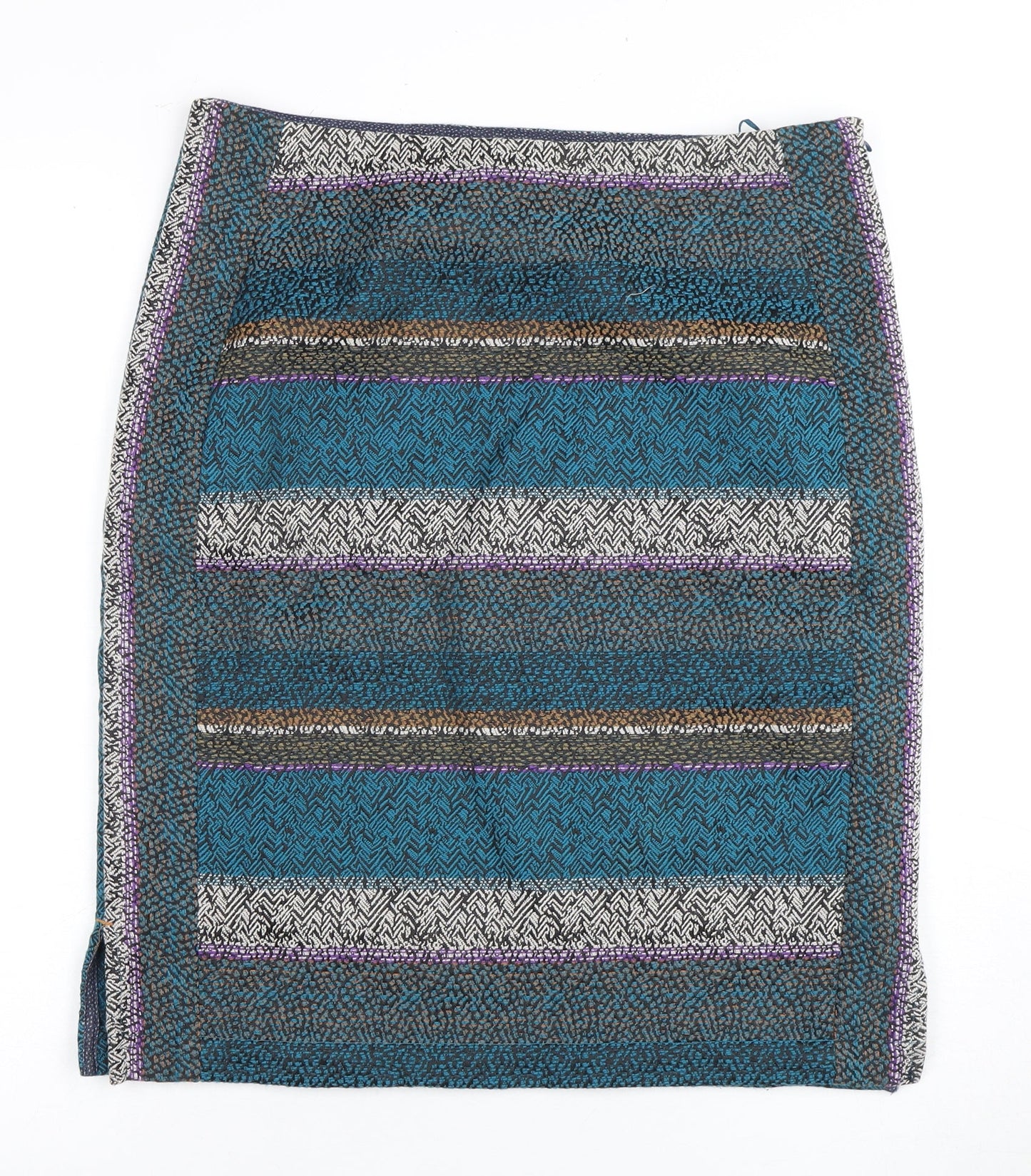 White Stuff Women's Multicoloured Pencil Skirt Size 12