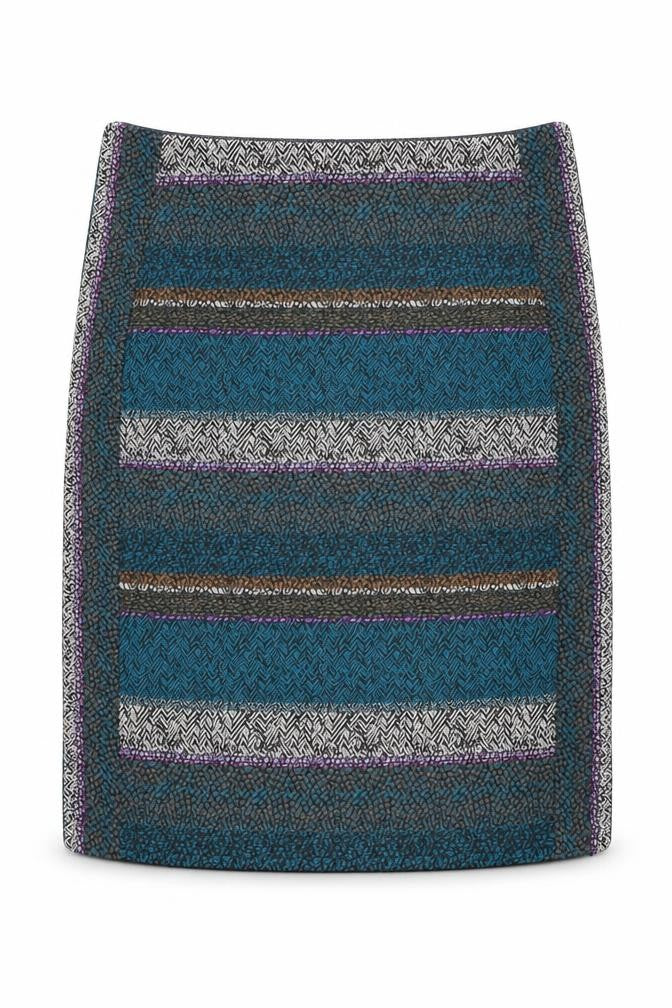 White Stuff Women's Multicoloured Pencil Skirt Size 12
