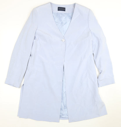 Alexon Women's Blue Silk Blazer UK 14