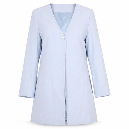Alexon Women's Blue Silk Blazer UK 14