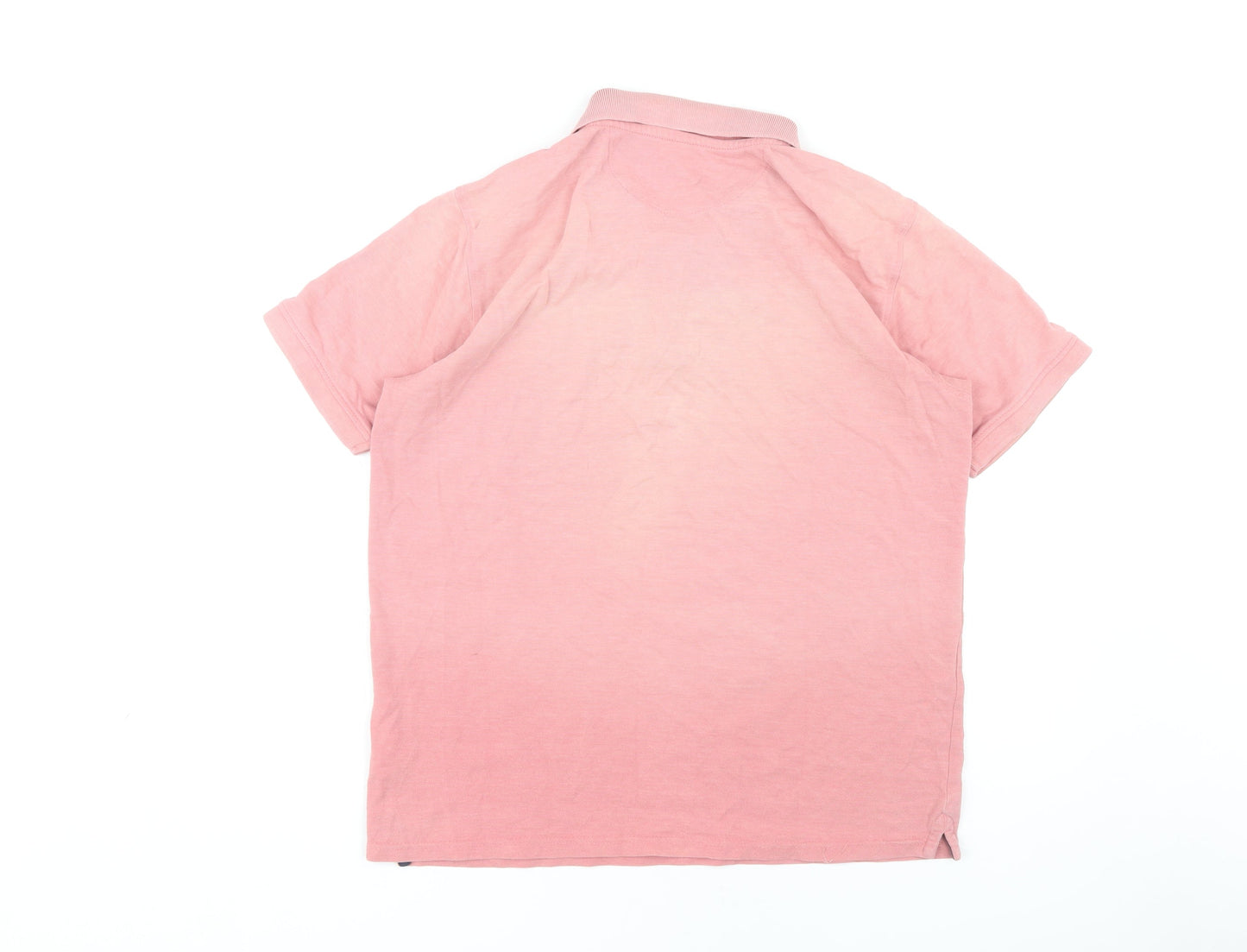 James Pringle Men's Pink Polo Shirt M Short Sleeve Casual