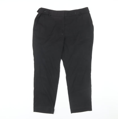 Next Women's Black Trousers Size 12 - Smart Casual
