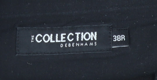 Debenhams Men's Black Straight Trousers 38