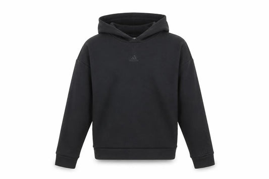 Adidas Girls Black Pullover Hoodie 11-12 Years