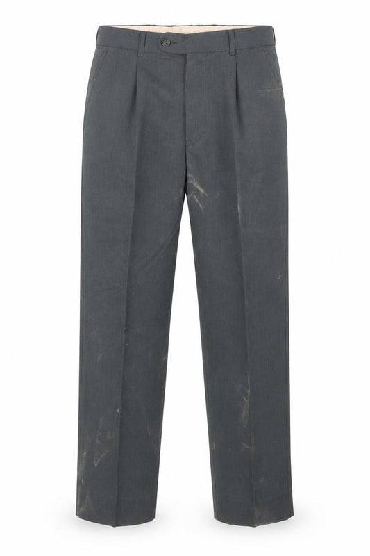 Burton Men's Grey Formal Trousers 32 in Waist Regular Fit