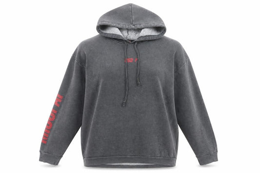 Misspap Women's Grey Pullover Hoodie - Size M