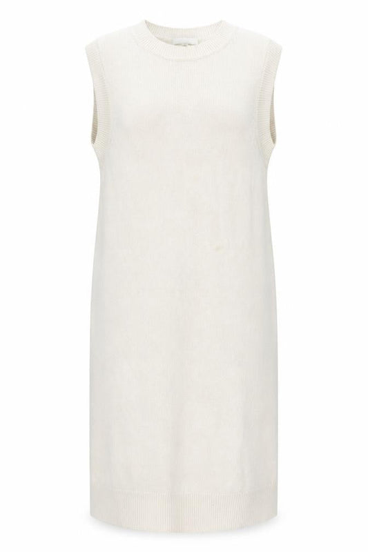 H&M Women's Ivory Shift Dress Size 12 Casual Knit