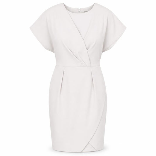 ASOS Women's Ivory Sheath Knee Dress, Size 8