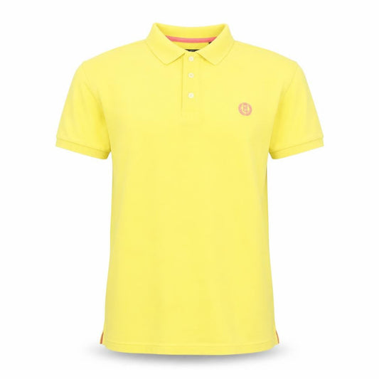 Front view of Henri Lloyd boys’ yellow polo shirt, 14-15 years, cotton