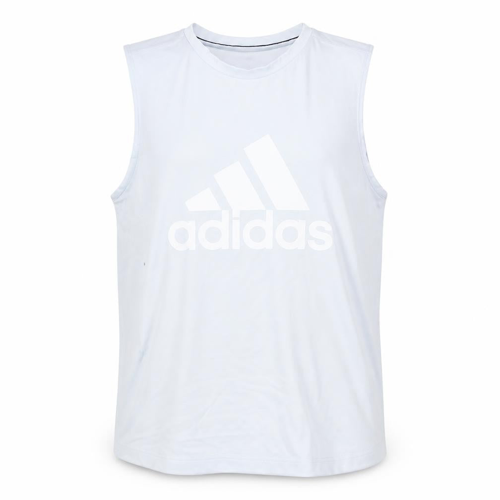 Adidas Women's White Sleeveless Top, Size M