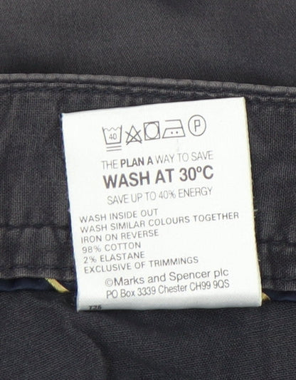 Marks & Spencer Men's Navy Trousers Size 32