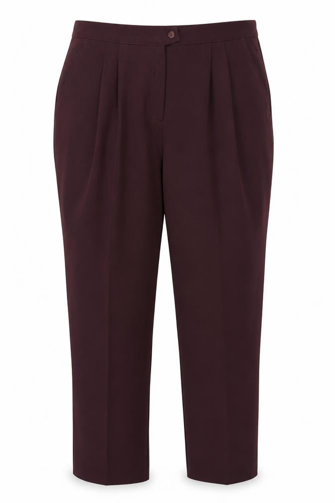 Afibel Women's Brown Trousers Size 22 Regular Fit