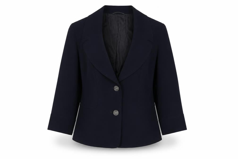 Windsmoor Women's Blue Blazer, Size 12, Classic Style