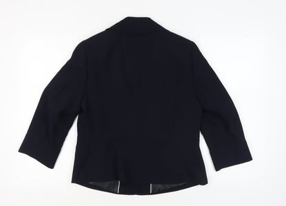 Windsmoor Women's Blue Blazer, Size 12, Classic Style