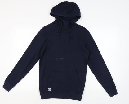 Helly Womens Hansen Navy Hoodie, S, Cotton Pullover