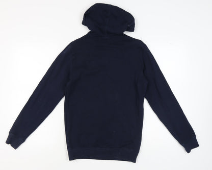 Helly Womens Hansen Navy Hoodie, S, Cotton Pullover