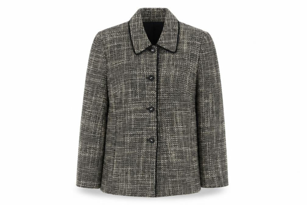 Eastex Women's Multicoloured Plaid Suit Jacket Size 12