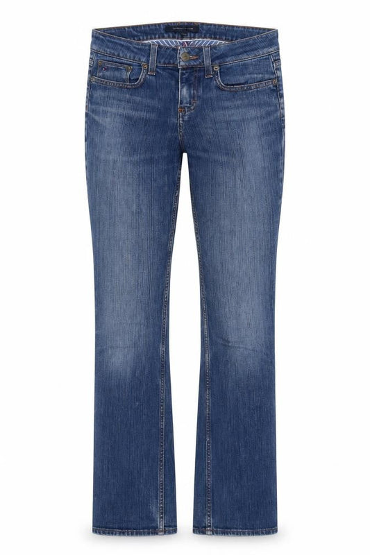 Tommy Hilfiger Women's Blue Straight Jeans, Size 4