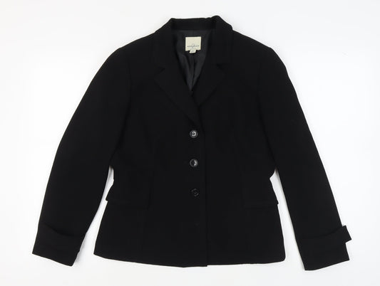 Anne Klein Women's Black Blazer, Size 10, Classic Fit
