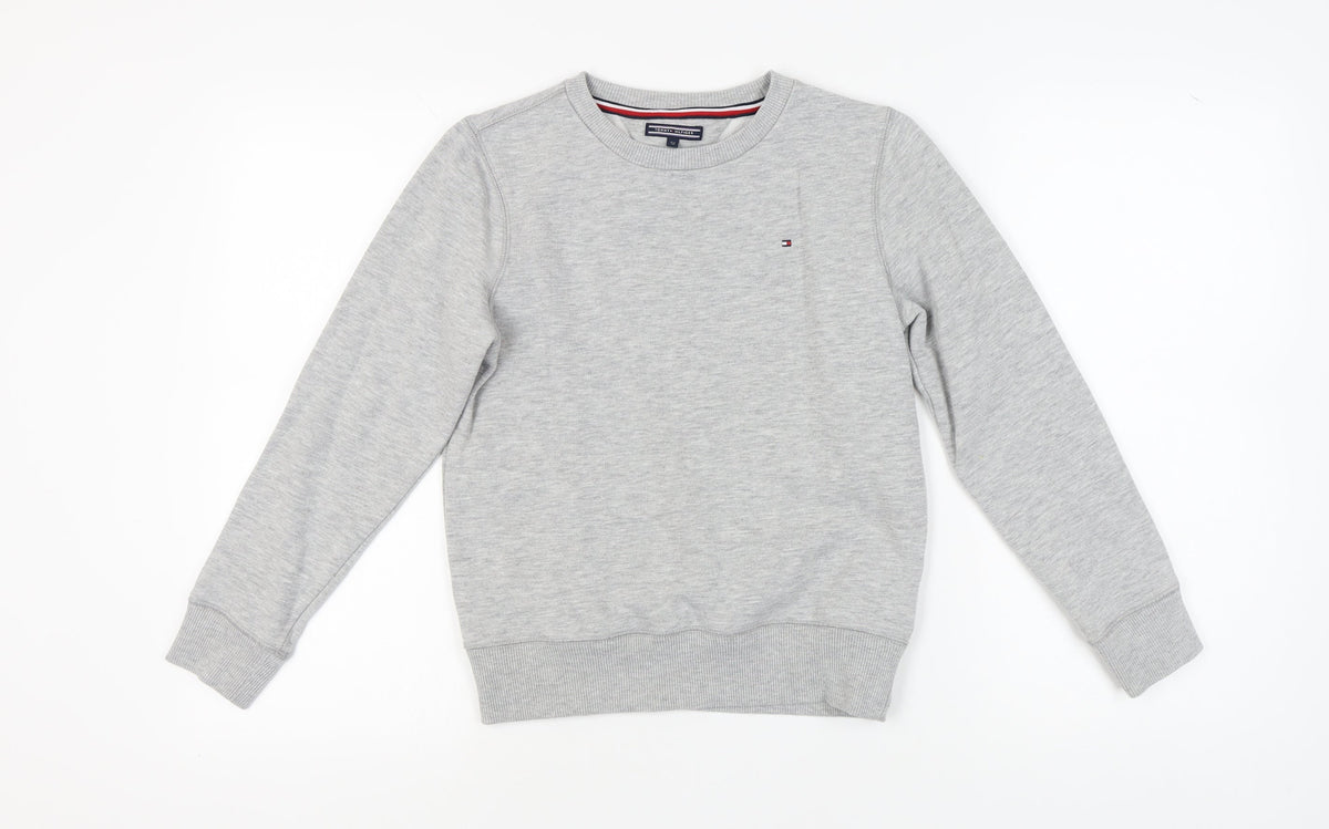 Tommy Hilfiger Boys Grey Pullover Sweatshirt Size 24