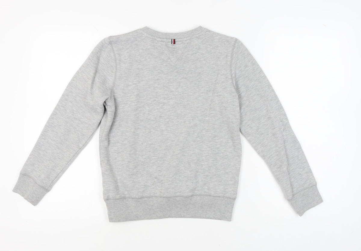 Tommy Hilfiger Boys Grey Pullover Sweatshirt Size 24