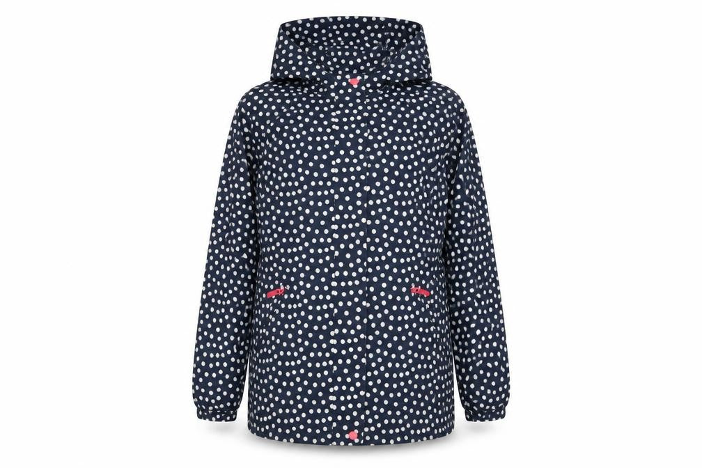 Peter Storm Girls Blue Polka Dot Jacket 13 Years
