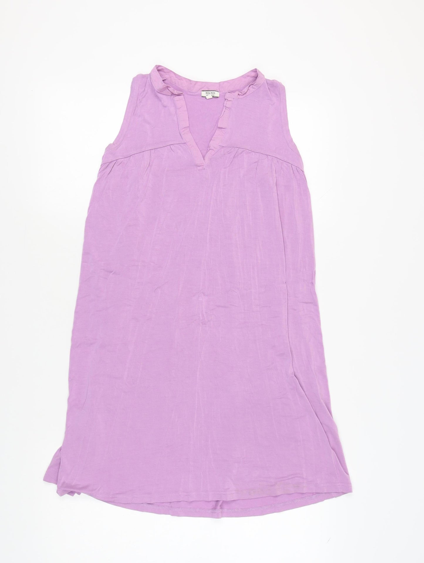 Noa Noa Women's Purple Sleeveless Viscose Dress XS