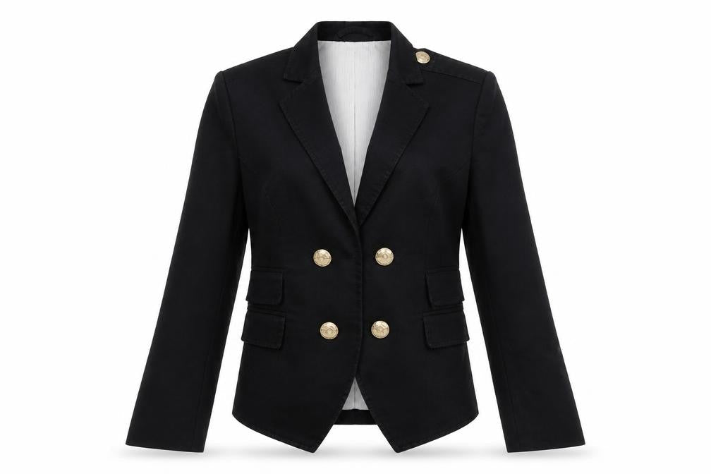 Firetrap Women's Black Blazer, Size S, Lined Slim Fit