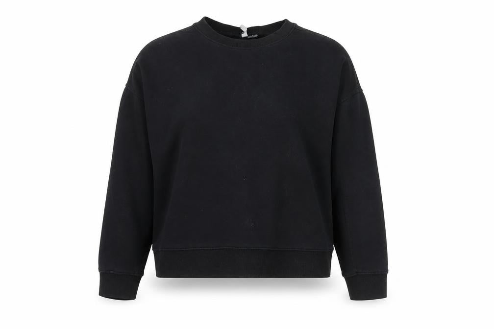 H&M Unisex Black M Pullover Sweatshirt, Autumn Wear