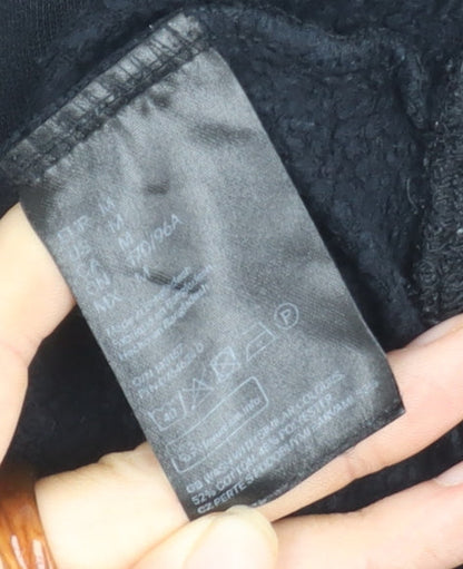 H&M Womens Black M Pullover Sweatshirt, Autumn Wear