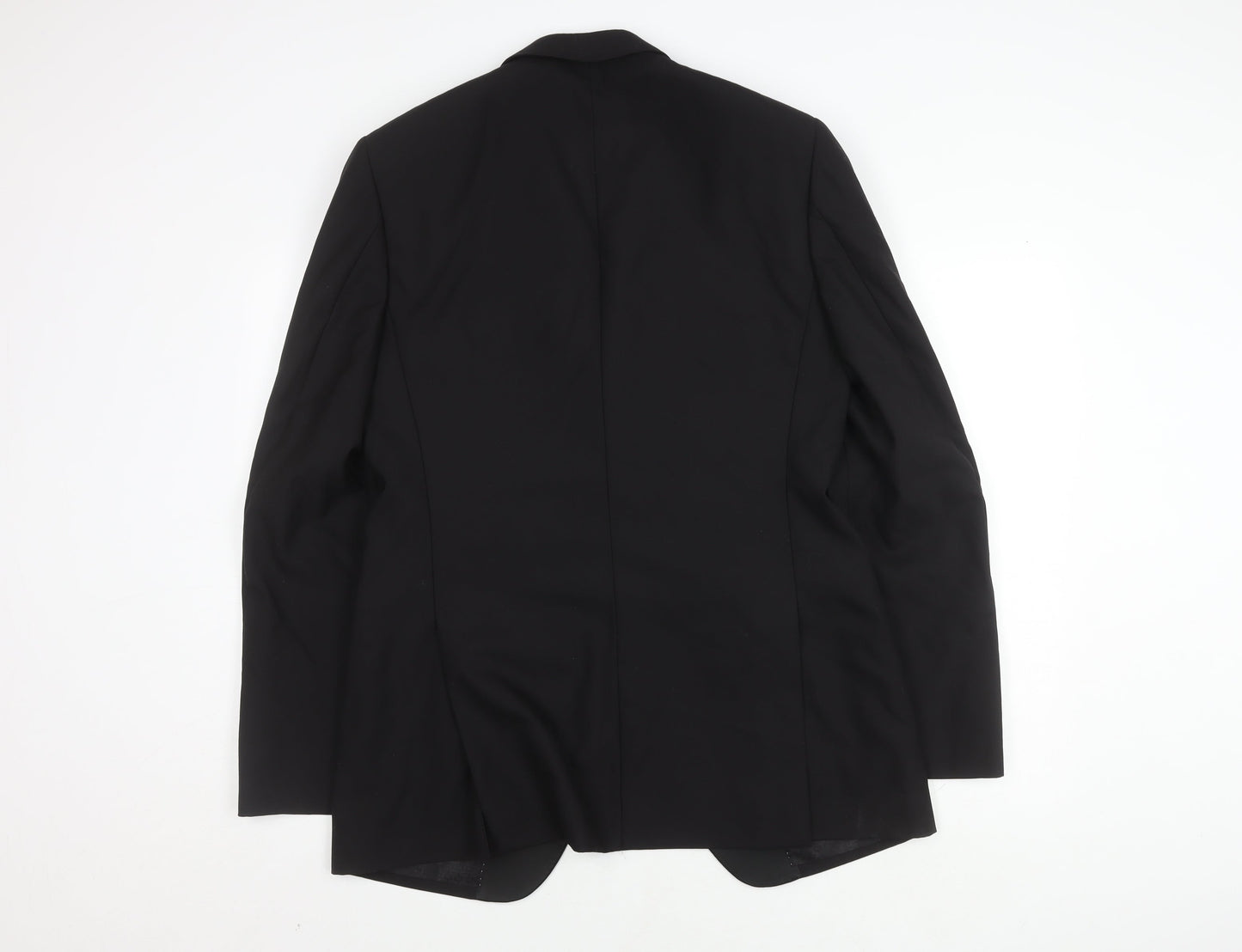Marks and Spencer Men's Black Shawl Lapel Tuxedo Blazer, Size 40L