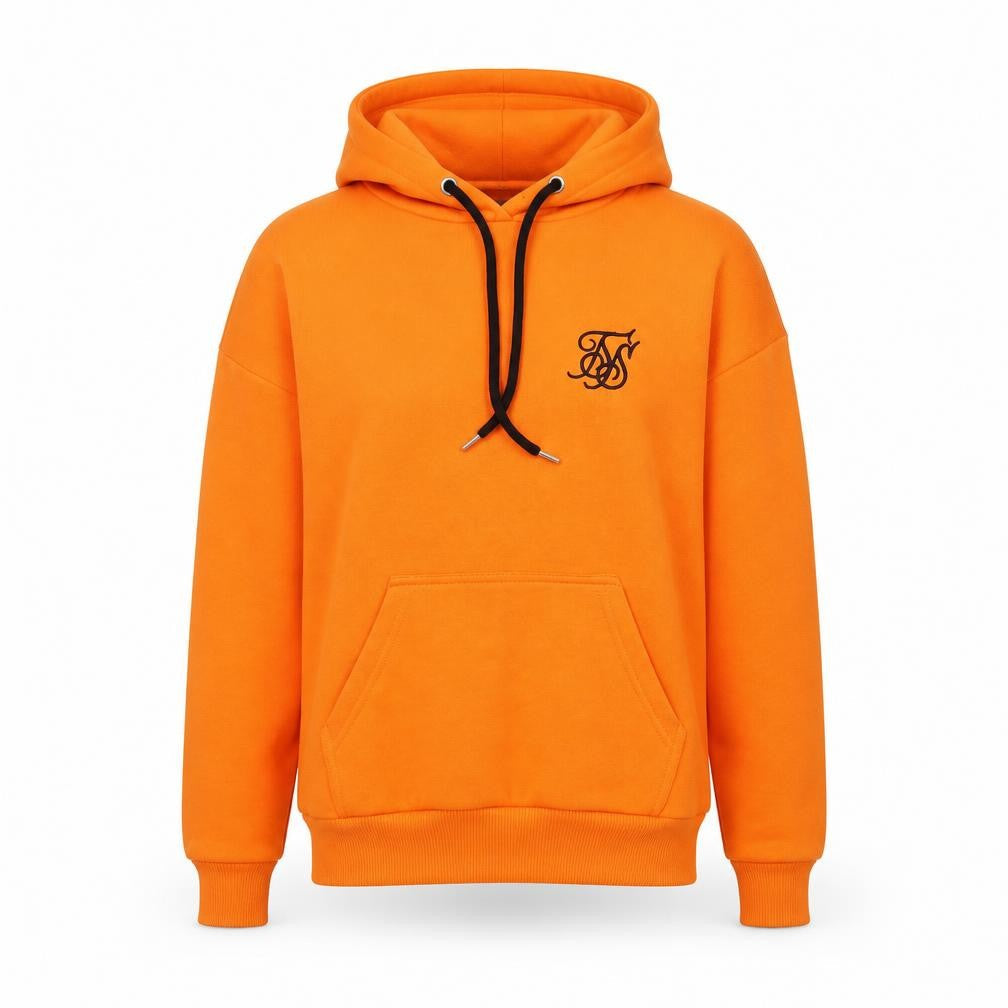 SikSilk Women's Orange Pullover Hoodie Size 4