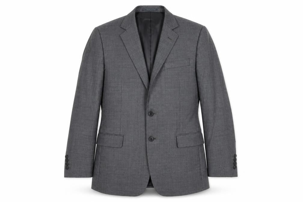 Jaeger Men's Grey Wool Suit Jacket 40S