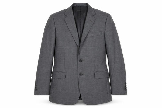 Jaeger Men's Grey Wool Suit Jacket 40S