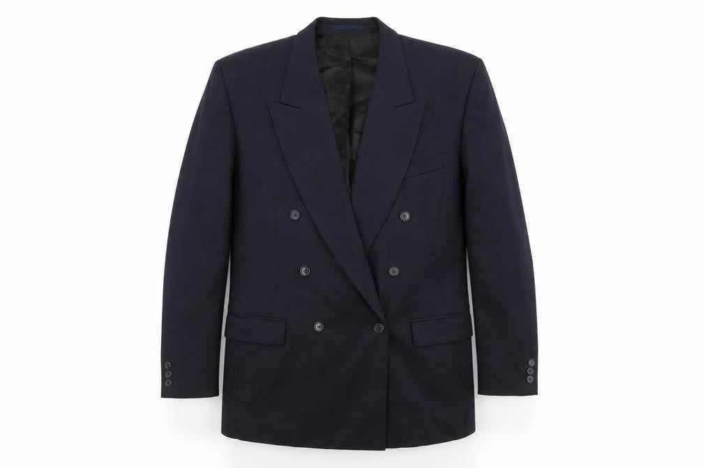 Burton Men's Blue Wool Blazer 42L Classic Formal